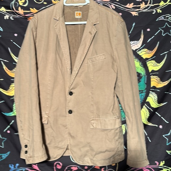 Hugo Boss Orange Men’s Tan Blazer Size 42R - Picture 1 of 8